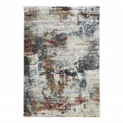 Top Square Kurzflorteppich Feshi - Polypropylene - Mehrfarbig