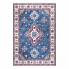 ELLE DECORATION Kurzflorteppich Tabriz Dena - Polyester - Blaugrau - 160 x 230 cm