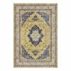 ELLE DECORATION Kurzflorteppich Heriz Kahar - Polyester - Blau - 200 x 290 cm