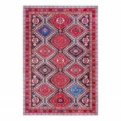 ELLE DECORATION Kurzflorteppich Shiraz Gahar - Polyester - Mehrfarbig - 120 x 160 cm