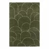 Mint Rugs Hochflorteppich Thane - Polypropylen - Grün / Beige - 160 x 230 cm