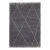 Mint Rugs Hochflorteppich Roha - Polypropylen - Grau / Creme - 200 x 290 cm