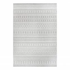 Freundin Home Collection Kurzflorläufer Khawa - Polypropylen - Creme / Grau