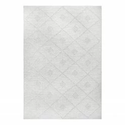Freundin Home Collection Kurzflorteppich Kaipa - Polypropylen - Creme - 77 x 150 cm