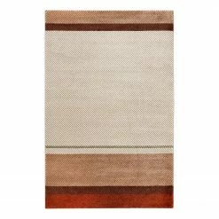 Esprit Home Kurzflorteppich Eastwood - Polypropylen - Rot / Beige - 200 x 290 cm