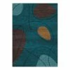 Trendline Kurzflorteppich My Bubble I - Polyester - Dunkelblau - 140 x 200 cm