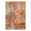 Trendline Kurzflorteppich Circle I - Polyester - Orange - 170 x 240 cm