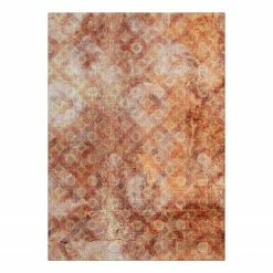 Trendline Kurzflorteppich Circle I - Polyester - Orange - 170 x 240 cm