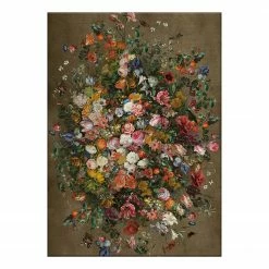 Trendline Kurzflorteppich Dutch Uncle I - Polyester - Braun / Grün - 200 x 295 cm