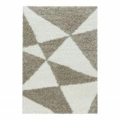 Ayyildiz Hochflorteppich Nevan II - Polypropylen - Beige - 140 x 200 cm