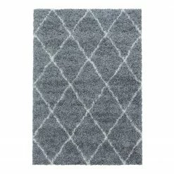 Ayyildiz Hochflorteppich Kamara I - Poypropylen - Grau - 200 x 290 cm