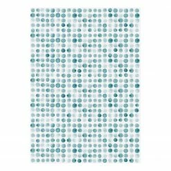 Contento Vinylteppich Watercolour - Vinyl - Türkis - 170 x 240 cm