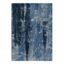 Contento Vinylteppich Matteo Vintage II - Vinyl - Blau / Grau - 170 x 240 cm