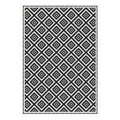 Contento Vinylteppich Matteo Ethno - Vinyl - Schwarz - 140 x 200 cm