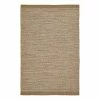Top Square Wollteppich Visby - Wolle / Baumwolle - Taupe - 160 x 230 cm