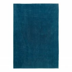 Top Square Hochflorteppich Orvieto - Polyester - Blau - 120 x 170 cm