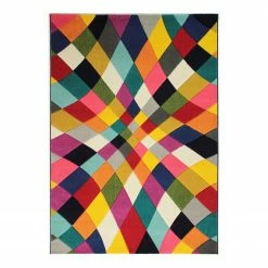 Flair Rugs Kurzflorteppich Rhumba II - Polypropylene - Multi - 120 x 170 cm