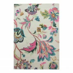 Flair Rugs Wollteppich Iris - Wolle - Pink - 160 x 230 cm