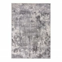 Flair Rugs Kurzflorteppich Wonderlust - Polypropylene - Grau - 160 x 230 cm