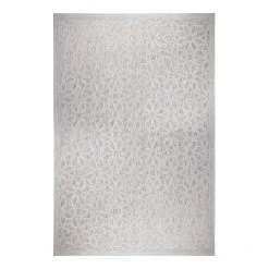 Flair Rugs Kurzflorteppich Argento - Polypropylene - Silber - 120 x 170 cm