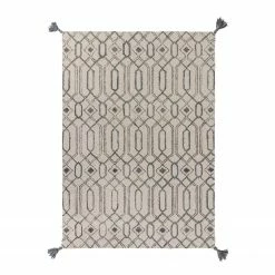 Flair Rugs Wollteppich Pietro - Wolle - Grau - 160 x 230 cm