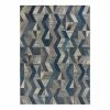 Flair Rugs Wollteppich Asher - Wolle - Blau - 120 x 170 cm