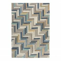 Flair Rugs Wollteppich Russo - Wolle - Natural / Multi - 160 x 230 cm