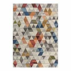 Flair Rugs Wollteppich Amari - Wolle - Natural / Multi - 160 x 230 cm