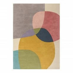 Flair Rugs Wollteppich Glow - Wolle - Multicolor - 120 x 170 cm
