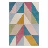 Flair Rugs Kurzflorteppich Metro I - Polyester - Multi - 120 x 170 cm