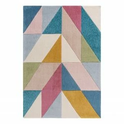 Flair Rugs Kurzflorteppich Metro I - Polyester - Multi - 120 x 170 cm