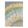 Flair Rugs Kurzflorteppich Woodgrain - Polyester - Grün - 120 x 170 cm