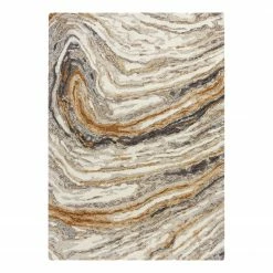 Flair Rugs Kurzflorteppich Jarvis - Polyester - Natural / Multi - 120 x 170 cm