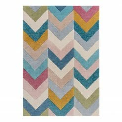 Flair Rugs Kurzflorteppich Chroma II - Polyester - Multi - 120 x 170 cm
