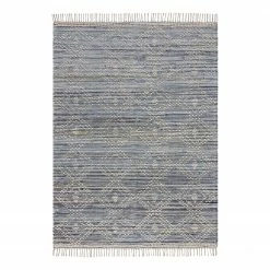 Flair Rugs Kurzflorteppich Lissie Denim - Baumwolle - 160 x 230 cm