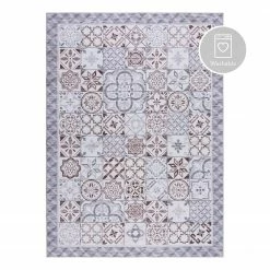 Flair Rugs Kurzflorteppich Morton - Polyester - Monochrome - 160 x 230 cm