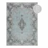 Flair Rugs Kurzflorteppich Colby - Polyester - Türkis - 160 x 230 cm