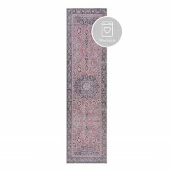 Flair Rugs Läufer Somerton - Polyester - Pink
