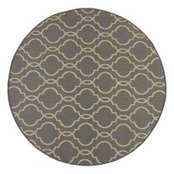 Flair Rugs Kurzflorteppich Milan II - Polypropylene - Anthrazit / Beige