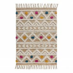 Flair Rugs Kurzflorteppich Kahima - Baumwolle - Multi - 120 x 170 cm