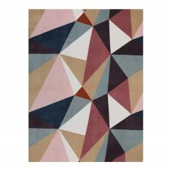 Top Square Kurzflorteppich Patro - Polyester - Mehrfarbig - 100 x 150 cm