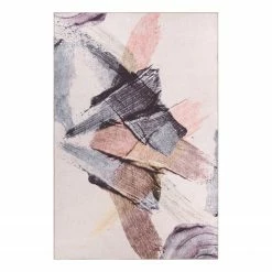 Top Square Kurzflorteppich Funk I - Polyester - Mehrfarbig