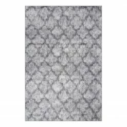 Top Square Kurzflorteppich Dorian III - Polyester - Grau