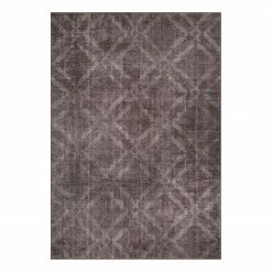 Top Square Kurzflorteppich Dorian II - Polyester - Braun