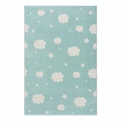 Happy Rugs Kinderteppich Nighttime - Polypropylen - Mint - 120 x 180 cm