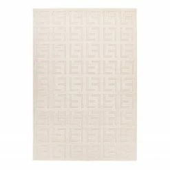 INSTYLE by Kayoom Kurzflorteppich Madita 400 - Polypropylen - Creme - 120 x 170 cm