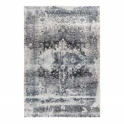 INSTYLE by Kayoom Kurzflorteppich Ilian 500 - Polyester PVC - Grau - 160 x 230 cm