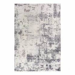 INSTYLE by Kayoom Kurzflorteppich Ilian 800 - Polyester PVC - Grau - 120 x 170 cm