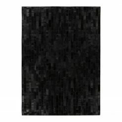 INSTYLE by Kayoom Fellteppich Ravi 100 - Rinderfell - Schwarz - 120 x 170 cm