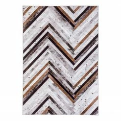 Gino Falcone Kurzflorteppich Serena IV - Poylester - Grau - 190 x 280 cm